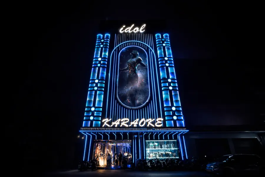 Mặt tiền IDOL KTV – IDOL Karaoke 184 Đống Đa, Đà Nẵng